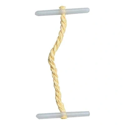 Image of 5 Star Treasury Tags Plastic ended 51mm Yellow [Pack of 100]