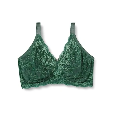 Image of Triumph Women&#039;s Amourette Charm Conscious N03 Bra, Smoky Green, 32B