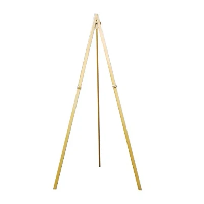 Image of Tripod, Greco, Gold Easel, Metal, 160CM Floor Standing Big Steel Display Stand A0 A1 A2 (Gold)
