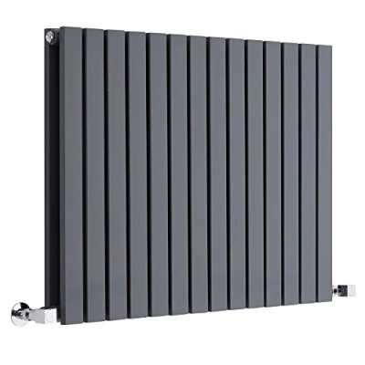 Image of Milano Capri Anthracite Horizontal Double Flat Panel Radiator 635mm x 826mm