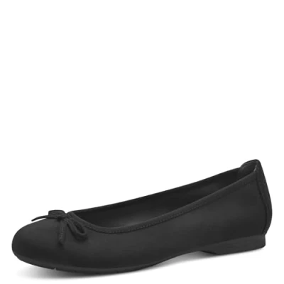 Image of Jana Women&#039;s Softline 8 22164 41 Multi Width Comfortable Classic Everyday Shoes Business Festive Ballet Flat, Black, 7.5 UK Wide