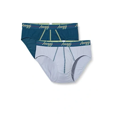 Image of Sloggi Men&#039;s Start Midi C2P box Briefs, MULTIPLE COLOURS 7, 32