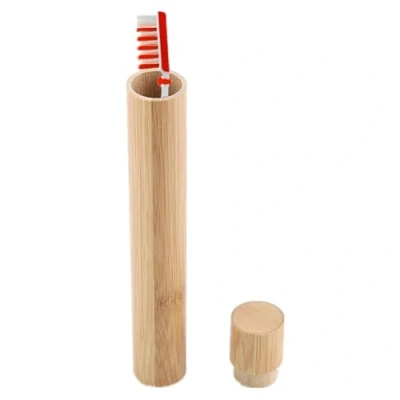 Image of Nikou Toothbrush Case, Eco Friendly Wooden Travel Holder Portable Storage Case Box for Daily,