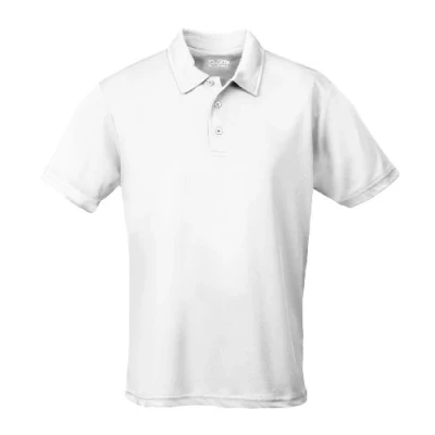 Image of AWD Just Cool Breathable Polo Shirt Arctic White M