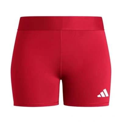 Image of adidas Performance Techfit Volleyball Leggings, Women&#039;s, Size: Mx4&quot;, Team power red