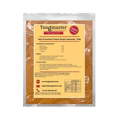 Image of Basil &amp; Sundried Tomato Burger Seasoning 250g (makes a 10kg batch)