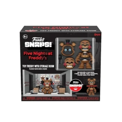 Image of Funko Five Nights At Freddy&#039;s (FNAF) Snap: Playset Security Room Collectable Vinyl Figure Gift Idea Official Merchandise Toys for Boys, Girls, Kids &amp; Adults