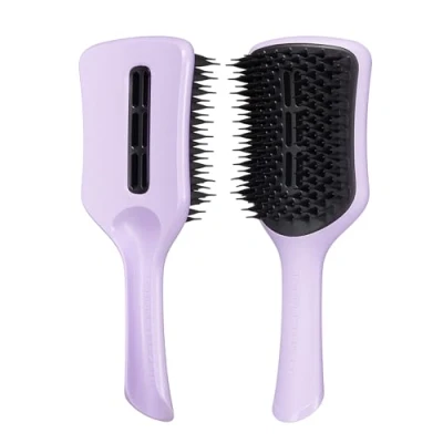 Image of Tangle Teezer Easy Dry &amp; Go Vented Hairbrush for Wet Hair Long Wavy Adds Volume, Smoothness and Shine Brush Reduces Blow Time Lilac Cloud