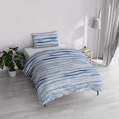 Image of Italian Bed Linen MB Home Basic “Dafne Duvet Cover Set, Blair, Single