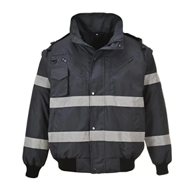 Image of Portwest Iona 4 in 1 Bomber Jacket, Size: 4XL, Colour: Navy, S435NAR4XL