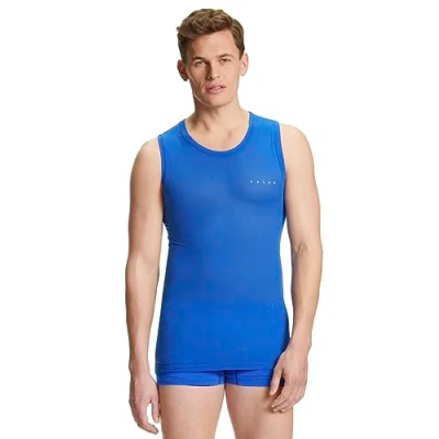 Image of FALKE Men&#039;s Ultralight Cool Sleeveless Functional Base Layer Top Sports Underwear With Cooling Effect Ideal For Warm Weather Quick Drying Breathable Sustainable Yarn 1 Piece