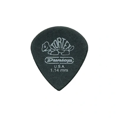 Image of Jim Dunlop 482P1.14 Tortex Jazz Player Pack Pitch Black (Pack of 12)