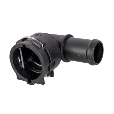Image of 1K0122291J Coolant Flange FEBI BILSTEIN 180392 with quick coupling VOLKSWAGEN: Golf 5, 7, Scirocco III, AUDI: A3 Sportback, A5 B8 Convertible