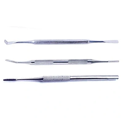 Image of Nail Files and Probe Podiatry Tools German Forged Single Sided File/Swan Neck Probe/Toenail Lifter Chiropodist Kit Hospital Grade