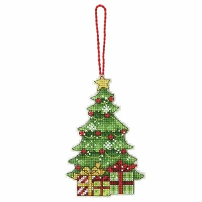 Image of Dimensions &quot;Susan Winget Tree &quot; Ornament Counted Cross Stitch Kit, Multi Colour,3&#039; x 4.75 (7.7 120 cm)