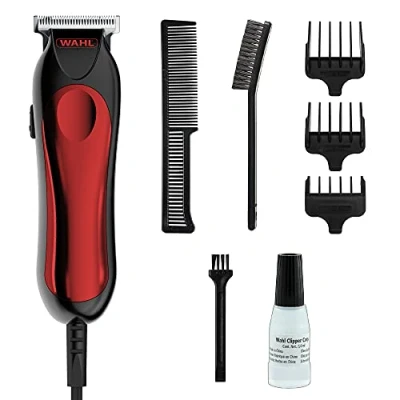 Image of Wahl T Pro Corded Blade Trimmer, Beard Trimmer for Men, Men’s Shaver, Afro Hair Trimming, Corded, Stubble Trimmers, Detailing and Outlining, Male Grooming Set
