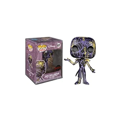 Image of Funko 50851 Pop! Art Series: Disney Jack Skellington (Black Special Edition) #07