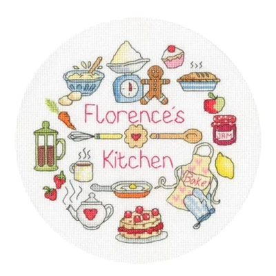 Image of Bothy Threads Cross Stitch Kit My Kitchen (Hoop not Included)