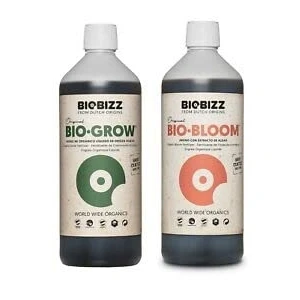 Image of BioBizz Bio Grow &amp; Bloom Organic Soil Plant Nutrients (1L Bloom)