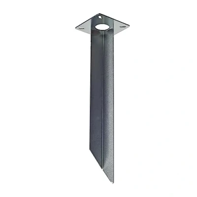 Image of Earth spike GRAFIT SL RUSTY SLOT &amp; LOGS galvanized steel 231230 SLV