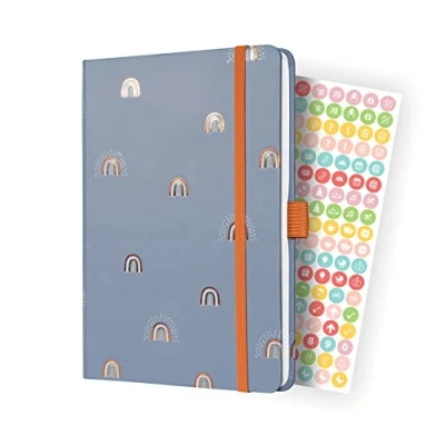 Image of SIGEL J4319 Jolie Weekly planner 2024, Rainbow Grey, 13,5 x 20,3 cm, hardcover, 174 pages, Grey