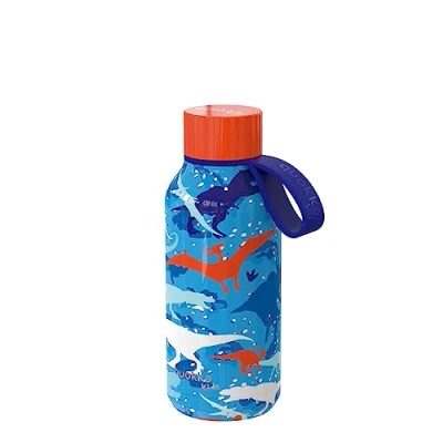Image of Quokka KIDS BOTELLA TERMO SOLID CON COLGADOR DINOSAUR 330 ML