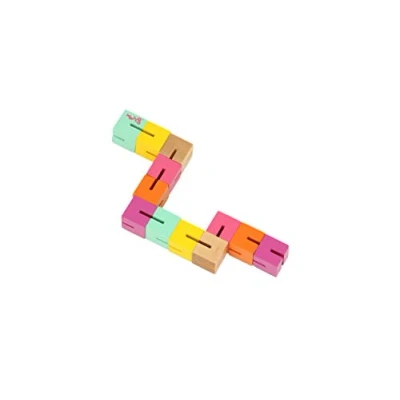 Image of MAJIGG Twisting Blocks, Traditional Wooden Fidget Toy