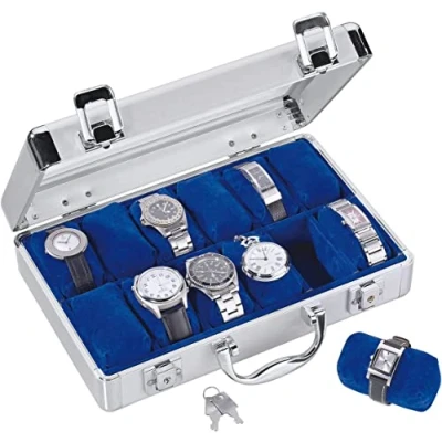 Image of Uhrenkoffer Alu für 12 Uhren