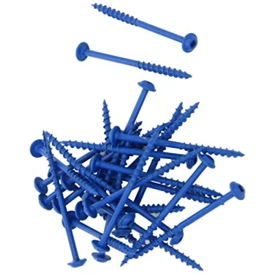 Image of Kreg 303146 Blue Kote Pocket hole Screws Washer Head Coarse No 8 X 2&quot; 50pk