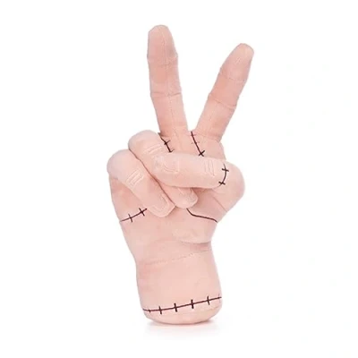 Image of Posh Paws 3010B Wednesday 8.5&quot; (21cm) The Thing Hand &#039;Peace Sign&#039; Plush Soft Toy