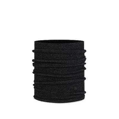 Image of BUFF 1 Pack Merino Fleece Neck Warmer Solid Black One Size