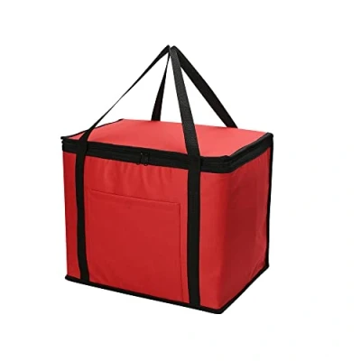Image of 1ABOVE 30L Soft Cooler Bag Box Insulated Portable Lightweight Keeps Food Drinks Cool Cooling Delivery for Beach Camping BBQ Shopping Fishing Picnic Lunch Outdoor Travel(RED)