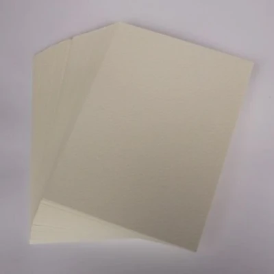 Image of A4 Hammered Ivory Card Stock x 50 Sheets, 260gsm (297mm 210mm) Stella Crafts