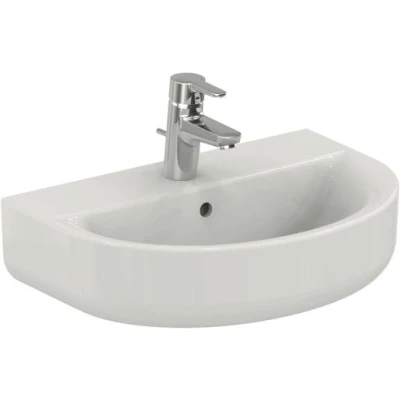 Image of Ideal Standard Concept Space Low Projection Arc Washbasin White 550mm E134501