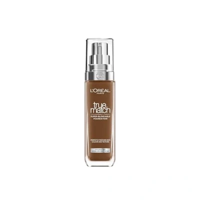 Image of L&#039;Oréal Paris True Match Liquid Foundation with Hyaluronic Acid 30ml and 16 SPF, 10.5N Coffee