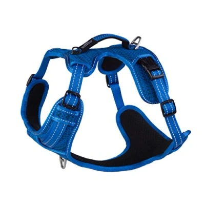 Image of Rogz Explore Padded Harness Blue Large