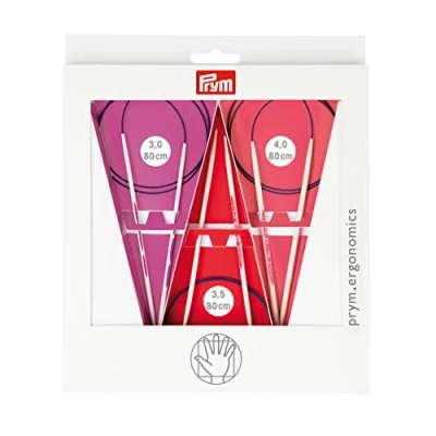 Image of Prym Ergonomics (80cm, 3.00 4.00mm) Circular Needle Set 1