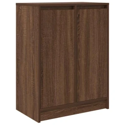 Image of vidaXL Sideboard Brown Oak 57x34x76 cm Engineered Wood