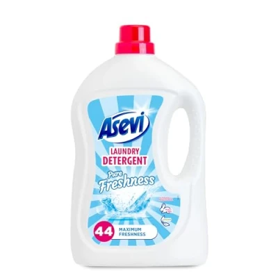Image of Asevi Laundry Detergent, Washing Liquid Cleanser, 2376ML, 44 Washes, Pure Freshness