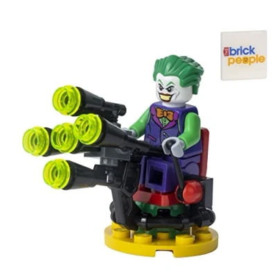Image of LEGO The Joker Minifig with Glue Gun (TOY_BUILDING_BLOCK, 1.7 inches x 0.5 0.4 inches, 180.0 minimum age, 1 piece)
