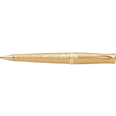 Image of CROSS Special Edition Year of The Goat Brushed 23 K Heavy Gold Plate Ballpoint Pen