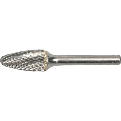 Image of York 10MMX19MM Round Tree Carbide Burr Dbl Cut