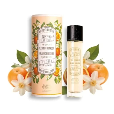 Image of Gift for Women Panier des Sens Eau de Toilette Orange Blossom Perfume Floral Fragrance Long Lasting, Natural Hair &amp; Body Vegan Friendly 50ml