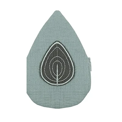 Image of Nattou Activity Book with Mirror, Fabric Material Stimulates Baby&#039;s Senses Different Textures, Cotton/Polyester, PETA Approved Vegan, 20 x 12 cm, (Axel and Luna Collection) Green Yellow