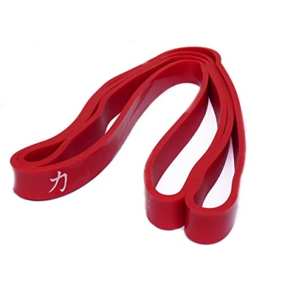 Image of Strength Shop Premium Latex Resistance Bands 41&quot; (No 2 Red (5 27kg Resistance))