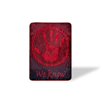 Image of Just Funky The Elder Scrolls Skyrim Dark Brotherhood Fleece Throw Blanket 60 x 45 Inches