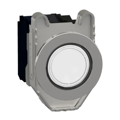 Image of FL CAPS ILL PB WH LED 24V 1NO1NC