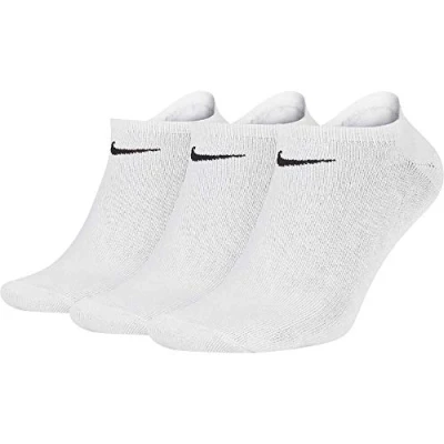 Image of NIKE Unisex Kids Basic Pack Ankle 3pk EU 23 1/2 27 SOCKS, White, 5 Years