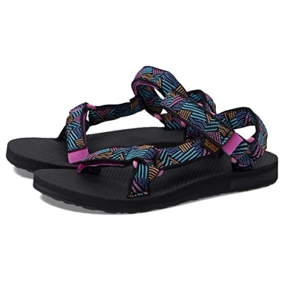Image of Teva Women&#039;s Original Universal Sandal, Borderless Black, 8 UK