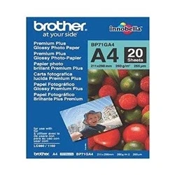 Image of Brother BP71 Photo Paper Gloss A4 (20 Pack) BP71GA4